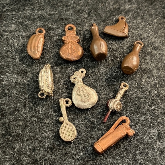 cracker jack Accessories - Sports theme charm cracker jacks vintage